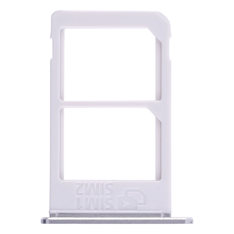 For Galaxy Note 5 / N920 Double SIM Card Tray(Silver) - Card Tray by buy2fix | Online Shopping UK | buy2fix