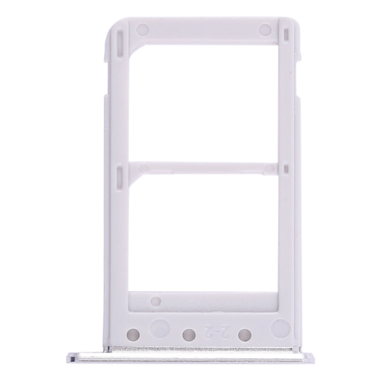 For Galaxy Note 5 / N920 2 SIM Card Tray(White) - Card Tray by buy2fix | Online Shopping UK | buy2fix