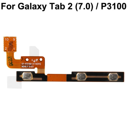 For Galaxy Tab 2 (7.0) / P3100 Original Power Button Volume Flex Cable - Flex Cable by buy2fix | Online Shopping UK | buy2fix