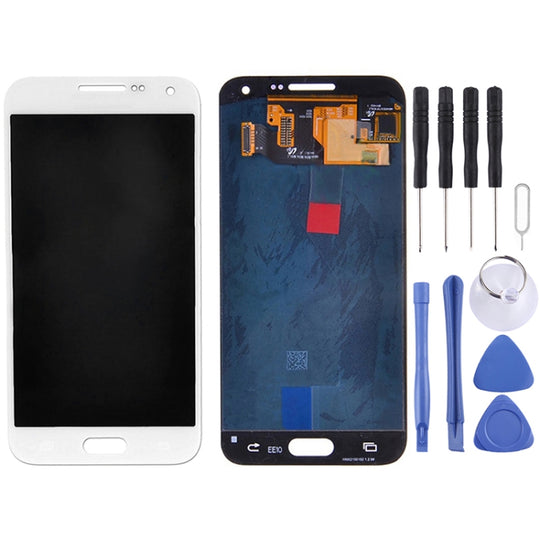 LCD Display + Touch Panel for Galaxy E7(White)