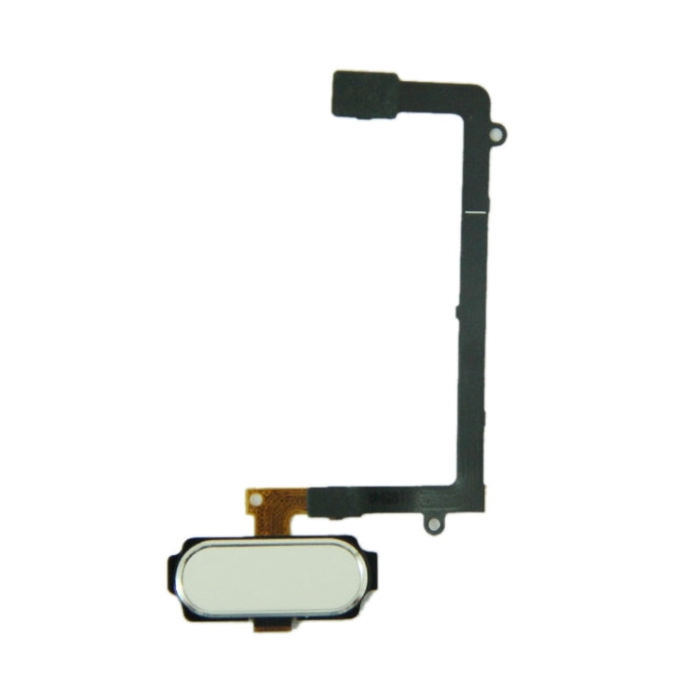For Galaxy S6 edge / G925 Home Button Flex Cable with Fingerprint Identification(White) - Flex Cable by buy2fix | Online Shopping UK | buy2fix