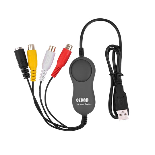 Ezcap USB 2.0 Video Capture, Support MPEG 2 Recording Format, TV System: PAL / NTSC(Grey)