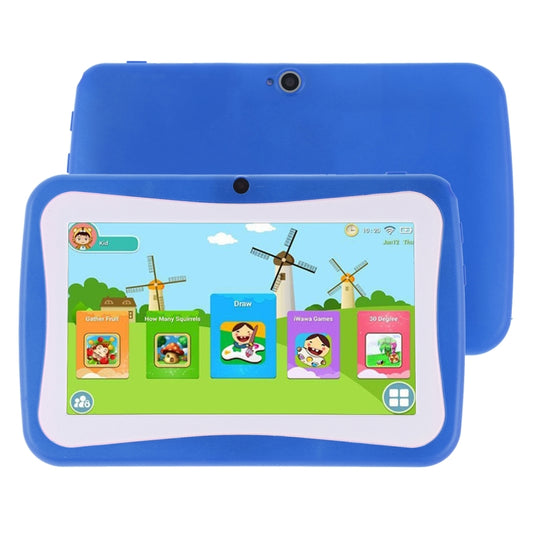 Kids Education Tablet PC, 7.0 inch, 1GB+16GB, Android 4.4.2 Allwinner A33 Quad Core 1.3GHz, WiFi, TF Card up to 32GB, Dual Camera(Blue) -  by buy2fix | Online Shopping UK | buy2fix