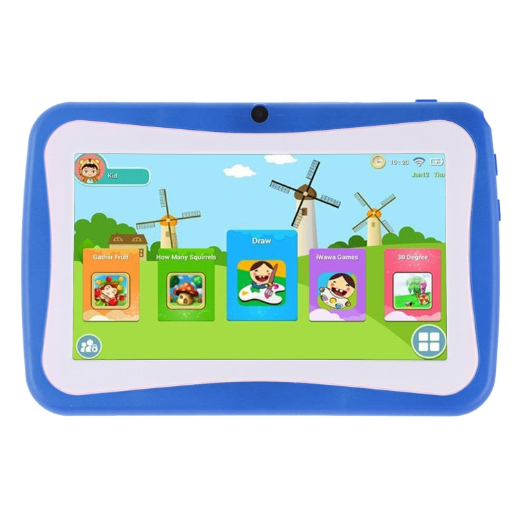 Kids Education Tablet PC, 7.0 inch, 1GB+16GB, Android 4.4.2 Allwinner A33 Quad Core 1.3GHz, WiFi, TF Card up to 32GB, Dual Camera(Blue) -  by buy2fix | Online Shopping UK | buy2fix