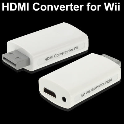 1080P Full HD HDMI Converter for Wii, Size: 73 x 37 x 20mm(White) - Adapter by buy2fix | Online Shopping UK | buy2fix