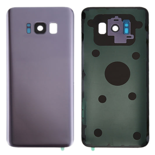 For Galaxy S8 / G950 Battery Back Cover with Camera Lens Cover & Adhesive (Orchid Gray) - Back Cover by buy2fix | Online Shopping UK | buy2fix