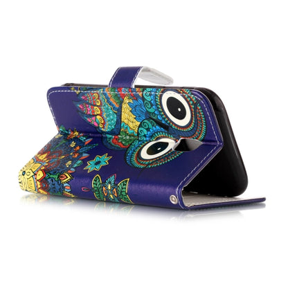 For Galaxy J3 (2017) (EU Version) Gloss Oil Embossed Ethnic Style Owl Pattern Horizontal Flip Leather Case with Holder & Card Slots & Wallet & Photo Frame by buy2fix