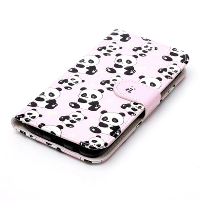 For Galaxy J5 (2017) (EU Version) Gloss Oil Embossed Panda Pattern Horizontal Flip Leather Case with Holder & Card Slots & Wallet & Photo Frame by buy2fix