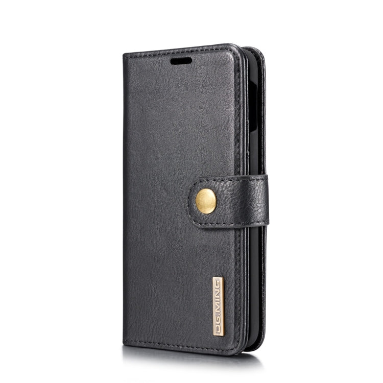 DG.MING Crazy Horse Texture Flip Detachable Magnetic Leather Case for Samsung Galaxy S10 E, with Holder & Card Slots & Wallet(Black) - Galaxy Phone Cases by DG.MING | Online Shopping UK | buy2fix