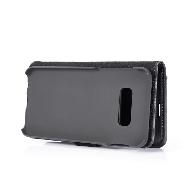 DG.MING Crazy Horse Texture Flip Detachable Magnetic Leather Case for Samsung Galaxy S10 E, with Holder & Card Slots & Wallet(Black) - Galaxy Phone Cases by DG.MING | Online Shopping UK | buy2fix