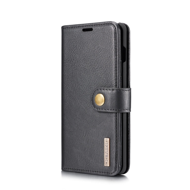 DG.MING Crazy Horse Texture Flip Detachable Magnetic Leather Case for Samsung Galaxy S10 Plus, with Holder & Card Slots & Wallet(Black) - Galaxy Phone Cases by DG.MING | Online Shopping UK | buy2fix