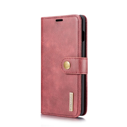 DG.MING Crazy Horse Texture Flip Detachable Magnetic Leather Case for Samsung Galaxy S10 Plus, with Holder & Card Slots & Wallet(Red) - Galaxy Phone Cases by DG.MING | Online Shopping UK | buy2fix