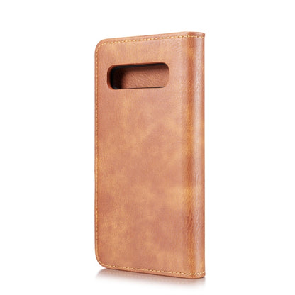 DG.MING Crazy Horse Texture Flip Detachable Magnetic Leather Case for Samsung Galaxy S10 Plus, with Holder & Card Slots & Wallet(Brown) - Galaxy Phone Cases by DG.MING | Online Shopping UK | buy2fix