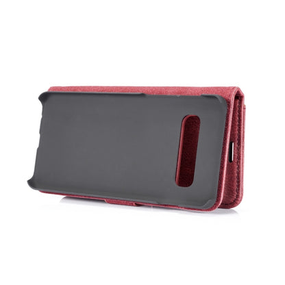 DG.MING Crazy Horse Texture Flip Detachable Magnetic Leather Case for Samsung Galaxy S10, with Holder & Card Slots & Wallet(Red) - Galaxy Phone Cases by DG.MING | Online Shopping UK | buy2fix