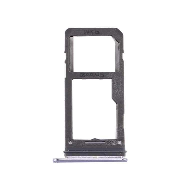 For Galaxy S8 SIM Card Tray + Micro SD Tray (Orchid Gray) - Card Tray by buy2fix | Online Shopping UK | buy2fix