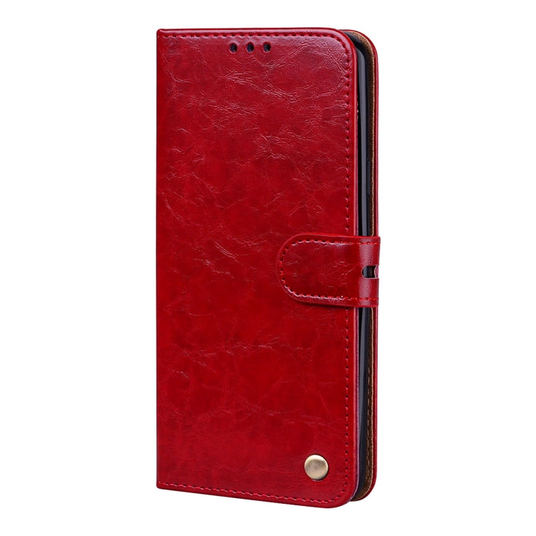 For Galaxy S9 Plus Oil Wax Texture Horizontal Flip Leather Case with Holder & Card Slots & Wallet(Red) by buy2fix