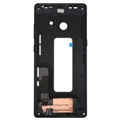 For Galaxy Note 8 / N950 Front Housing LCD Frame Bezel Plate (Black) - Frame Bezel Plate by buy2fix | Online Shopping UK | buy2fix