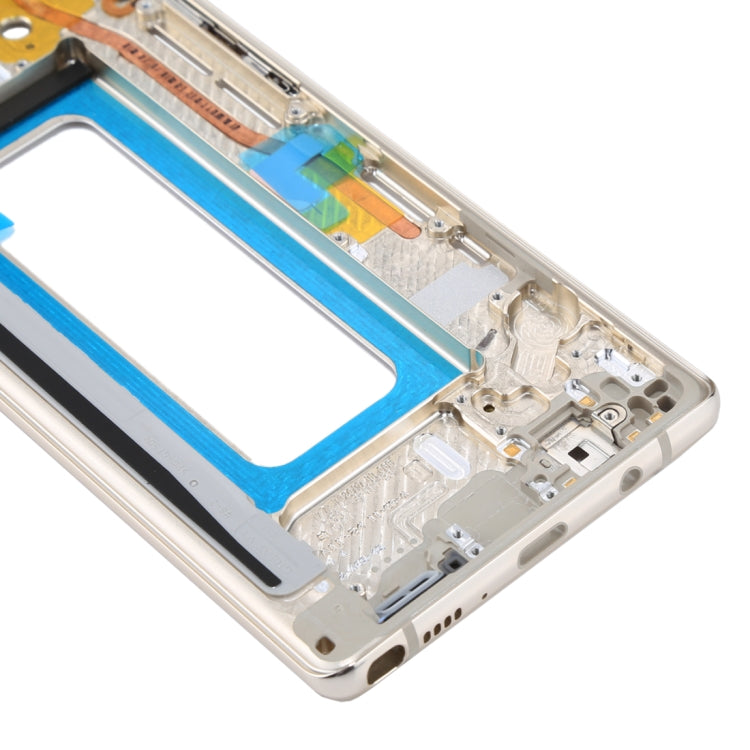For Galaxy Note 8 / N950  Front Housing LCD Frame Bezel Plate(Gold) - Frame Bezel Plate by buy2fix | Online Shopping UK | buy2fix