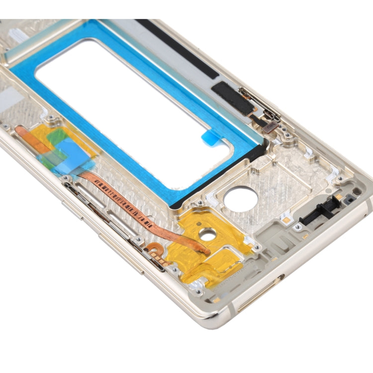 For Galaxy Note 8 / N950  Front Housing LCD Frame Bezel Plate(Gold) - Frame Bezel Plate by buy2fix | Online Shopping UK | buy2fix