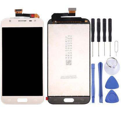Original LCD Screen for Galaxy J3 (2017), J330F/DS, J330G/DS with Digitizer Full Assembly (Gold) - LCD Screen by buy2fix | Online Shopping UK | buy2fix