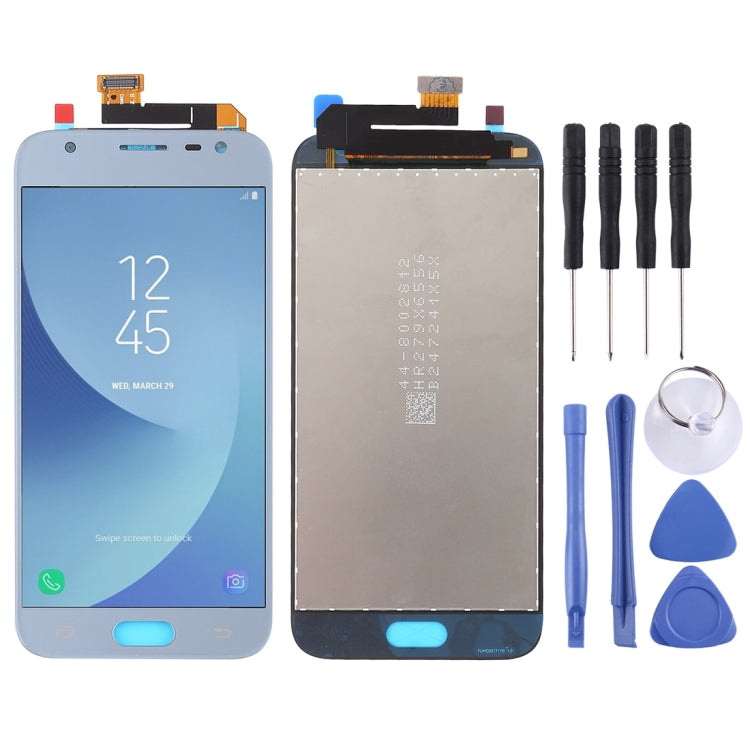 Original LCD Screen for Galaxy J3 (2017), J330F/DS, J330G/DS with Digitizer Full Assembly (Blue) - LCD Screen by buy2fix | Online Shopping UK | buy2fix