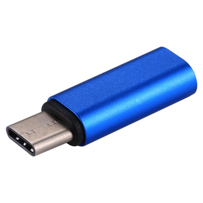 8 Pin Female to USB-C / Type-C Male Metal Shell Adapter(Blue) - Converter & Adapter by buy2fix | Online Shopping UK | buy2fix