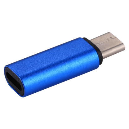 8 Pin Female to USB-C / Type-C Male Metal Shell Adapter(Blue) - Converter & Adapter by buy2fix | Online Shopping UK | buy2fix
