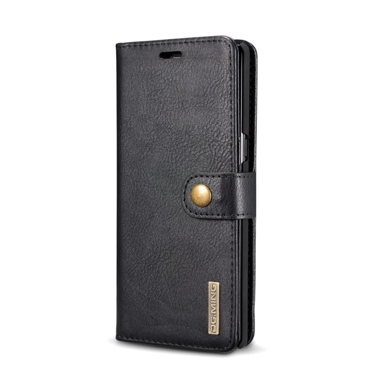 DG.MING for Galaxy Note 8 Crazy Horse Texture Horizontal Flip Detachable Magnetic Protective Case with Holder & Card Slots & Wallet (Black) - Galaxy Phone Cases by DG.MING | Online Shopping UK | buy2fix