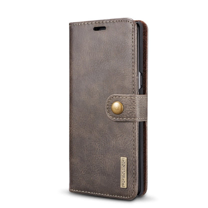 DG.MING for Galaxy Note 8 Crazy Horse Texture Horizontal Flip Detachable Magnetic Protective Case with Holder & Card Slots & Wallet (Grey) - Galaxy Phone Cases by DG.MING | Online Shopping UK | buy2fix