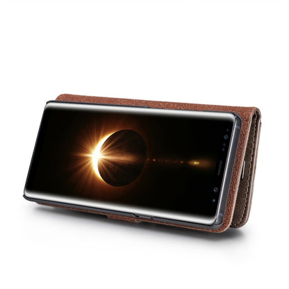 DG.MING for Galaxy Note 8 Crazy Horse Texture Horizontal Flip Detachable Magnetic Protective Case with Holder & Card Slots & Wallet (Grey) - Galaxy Phone Cases by DG.MING | Online Shopping UK | buy2fix