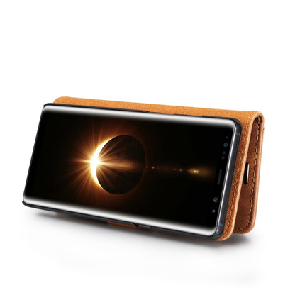 DG.MING for Galaxy Note 8 Crazy Horse Texture Horizontal Flip Detachable Magnetic Protective Case with Holder & Card Slots & Wallet (Brown) - Galaxy Phone Cases by DG.MING | Online Shopping UK | buy2fix