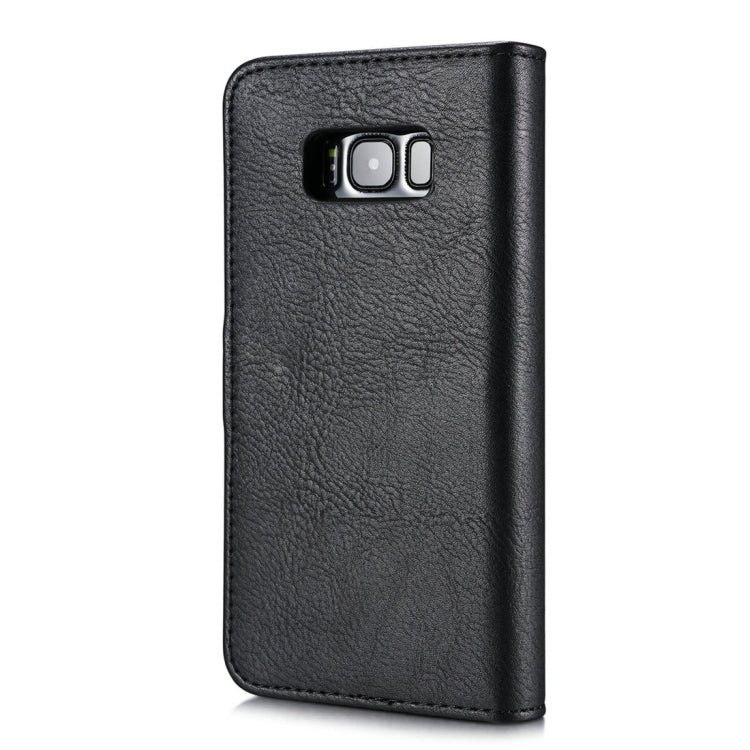 DG.MING for Galaxy S8+ / G955 Crazy Horse Texture Horizontal Flip Detachable Magnetic Protective Case with Holder & Card Slots & Wallet(Black) - Galaxy Phone Cases by DG.MING | Online Shopping UK | buy2fix
