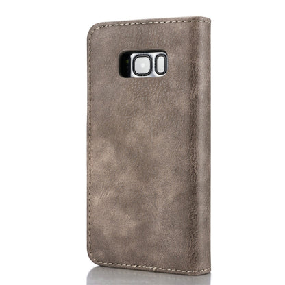 DG.MING for Galaxy S8+ / G955 Crazy Horse Texture Horizontal Flip Detachable Magnetic Protective Case with Holder & Card Slots & Wallet(Grey) - Galaxy Phone Cases by DG.MING | Online Shopping UK | buy2fix