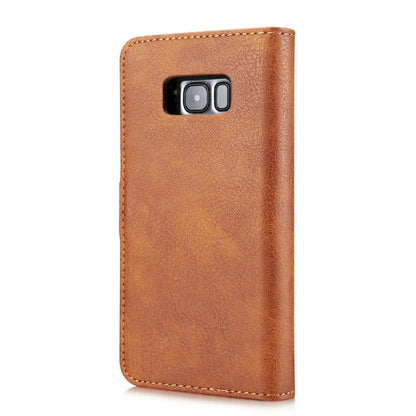 DG.MING for Galaxy S8+ / G955 Crazy Horse Texture Horizontal Flip Detachable Magnetic Protective Case with Holder & Card Slots & Wallet(Brown) - Galaxy Phone Cases by DG.MING | Online Shopping UK | buy2fix