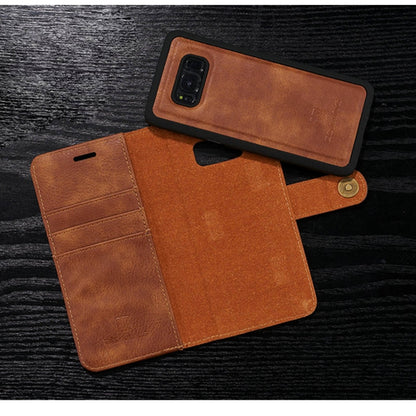 DG.MING for Galaxy S8+ / G955 Crazy Horse Texture Horizontal Flip Detachable Magnetic Protective Case with Holder & Card Slots & Wallet(Brown) - Galaxy Phone Cases by DG.MING | Online Shopping UK | buy2fix