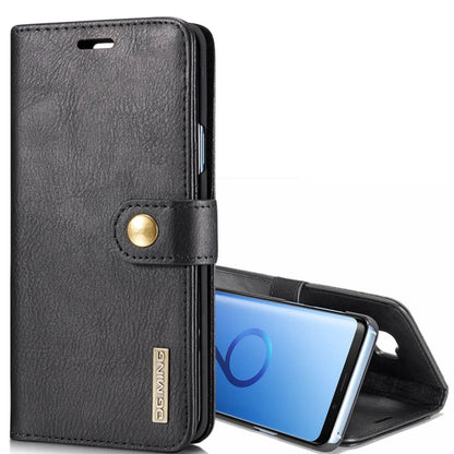 DG.MING for Galaxy S9+ Crazy Horse Texture Horizontal Flip Detachable Magnetic Protective Case with Holder & Card Slots & Wallet(Black) - Galaxy Phone Cases by DG.MING | Online Shopping UK | buy2fix