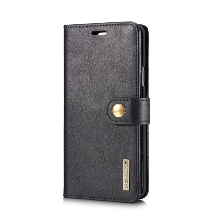 DG.MING for Galaxy S9+ Crazy Horse Texture Horizontal Flip Detachable Magnetic Protective Case with Holder & Card Slots & Wallet(Black) - Galaxy Phone Cases by DG.MING | Online Shopping UK | buy2fix