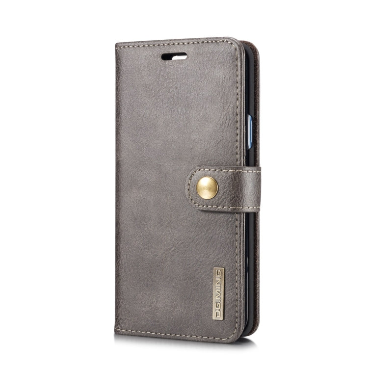 DG.MING for Galaxy S9+ Crazy Horse Texture Horizontal Flip Detachable Magnetic Protective Case with Holder & Card Slots & Wallet(Grey) - Galaxy Phone Cases by DG.MING | Online Shopping UK | buy2fix