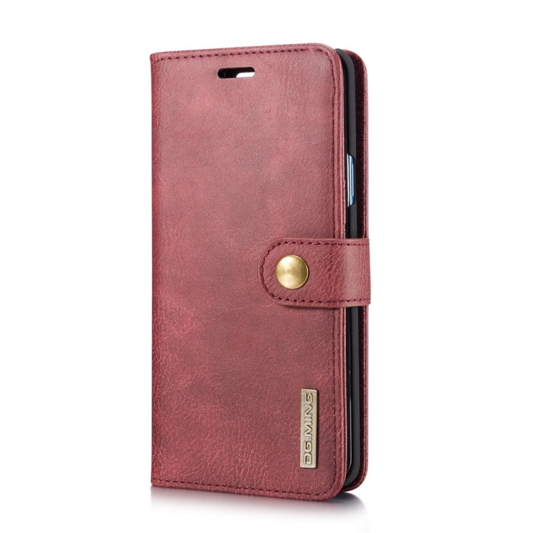 DG.MING for Galaxy S9+ Crazy Horse Texture Horizontal Flip Detachable Magnetic Protective Case with Holder & Card Slots & Wallet(Red) - Galaxy Phone Cases by DG.MING | Online Shopping UK | buy2fix