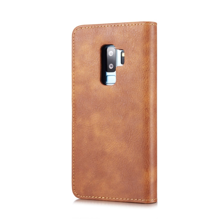 DG.MING for Galaxy S9+ Crazy Horse Texture Horizontal Flip Detachable Magnetic Protective Case with Holder & Card Slots & Wallet(Brown) - Galaxy Phone Cases by DG.MING | Online Shopping UK | buy2fix