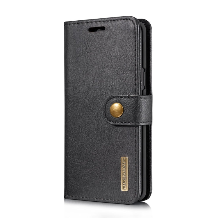 DG.MING for Galaxy S9 Crazy Horse Texture Horizontal Flip Detachable Magnetic Protective Case with Holder & Card Slots & Wallet(Black) - Galaxy Phone Cases by DG.MING | Online Shopping UK | buy2fix