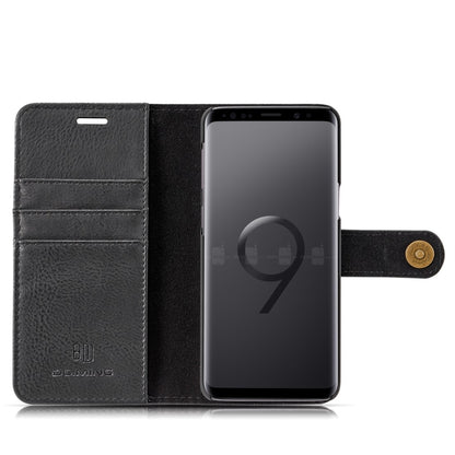 DG.MING for Galaxy S9 Crazy Horse Texture Horizontal Flip Detachable Magnetic Protective Case with Holder & Card Slots & Wallet(Black) - Galaxy Phone Cases by DG.MING | Online Shopping UK | buy2fix