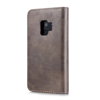 DG.MING for Galaxy S9 Crazy Horse Texture Horizontal Flip Detachable Magnetic Protective Case with Holder & Card Slots & Wallet(Grey) - Galaxy Phone Cases by DG.MING | Online Shopping UK | buy2fix