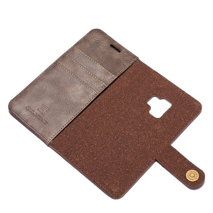 DG.MING for Galaxy S9 Crazy Horse Texture Horizontal Flip Detachable Magnetic Protective Case with Holder & Card Slots & Wallet(Grey) - Galaxy Phone Cases by DG.MING | Online Shopping UK | buy2fix