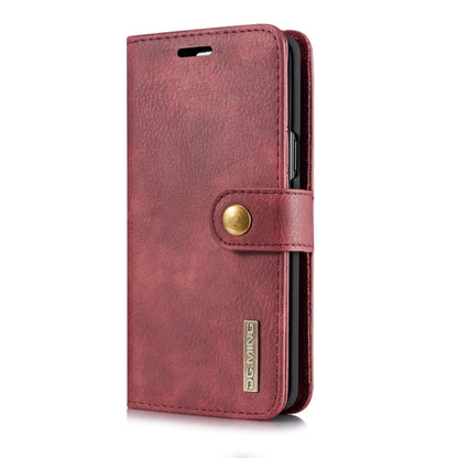 DG.MING for Galaxy S9 Crazy Horse Texture Horizontal Flip Detachable Magnetic Protective Case with Holder & Card Slots & Wallet(Red) - Galaxy Phone Cases by DG.MING | Online Shopping UK | buy2fix