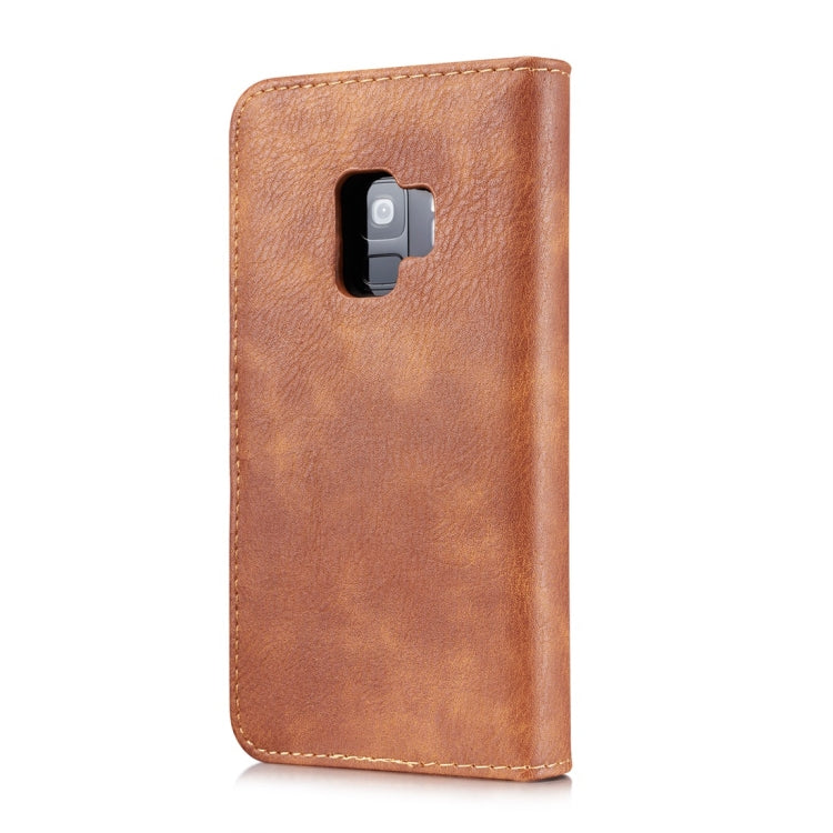 DG.MING for Galaxy S9 Crazy Horse Texture Horizontal Flip Detachable Magnetic Protective Case with Holder & Card Slots & Wallet(Brown) - Galaxy Phone Cases by DG.MING | Online Shopping UK | buy2fix