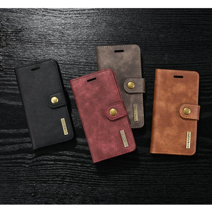 DG.MING for Galaxy S9 Crazy Horse Texture Horizontal Flip Detachable Magnetic Protective Case with Holder & Card Slots & Wallet(Red) - Galaxy Phone Cases by DG.MING | Online Shopping UK | buy2fix