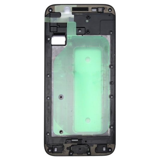 For Galaxy J730  Front Housing LCD Frame Bezel Plate(Black) - Frame Bezel Plate by buy2fix | Online Shopping UK | buy2fix