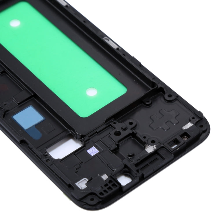 For Galaxy J730  Front Housing LCD Frame Bezel Plate(Black) - Frame Bezel Plate by buy2fix | Online Shopping UK | buy2fix