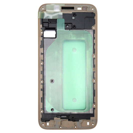 For Galaxy J730  Front Housing LCD Frame Bezel Plate(Gold) - Frame Bezel Plate by buy2fix | Online Shopping UK | buy2fix